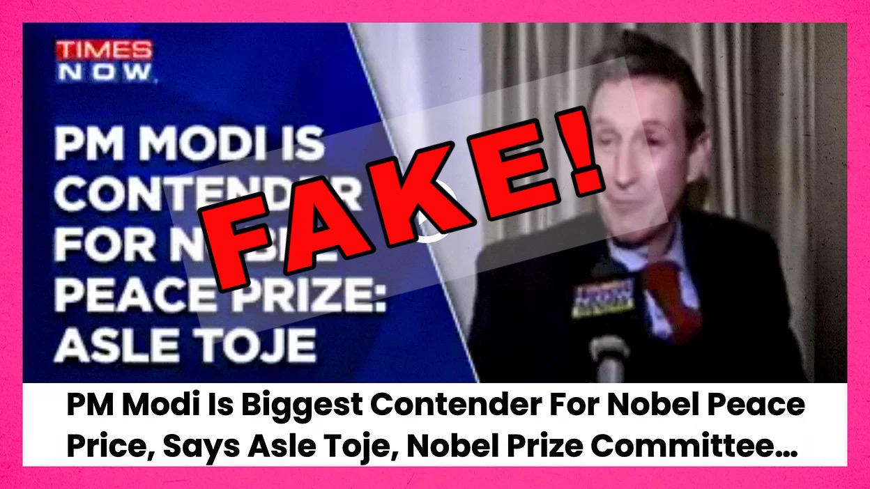 FAKE: PM Narendra Modi Top Contender for Nobel Peace Prize